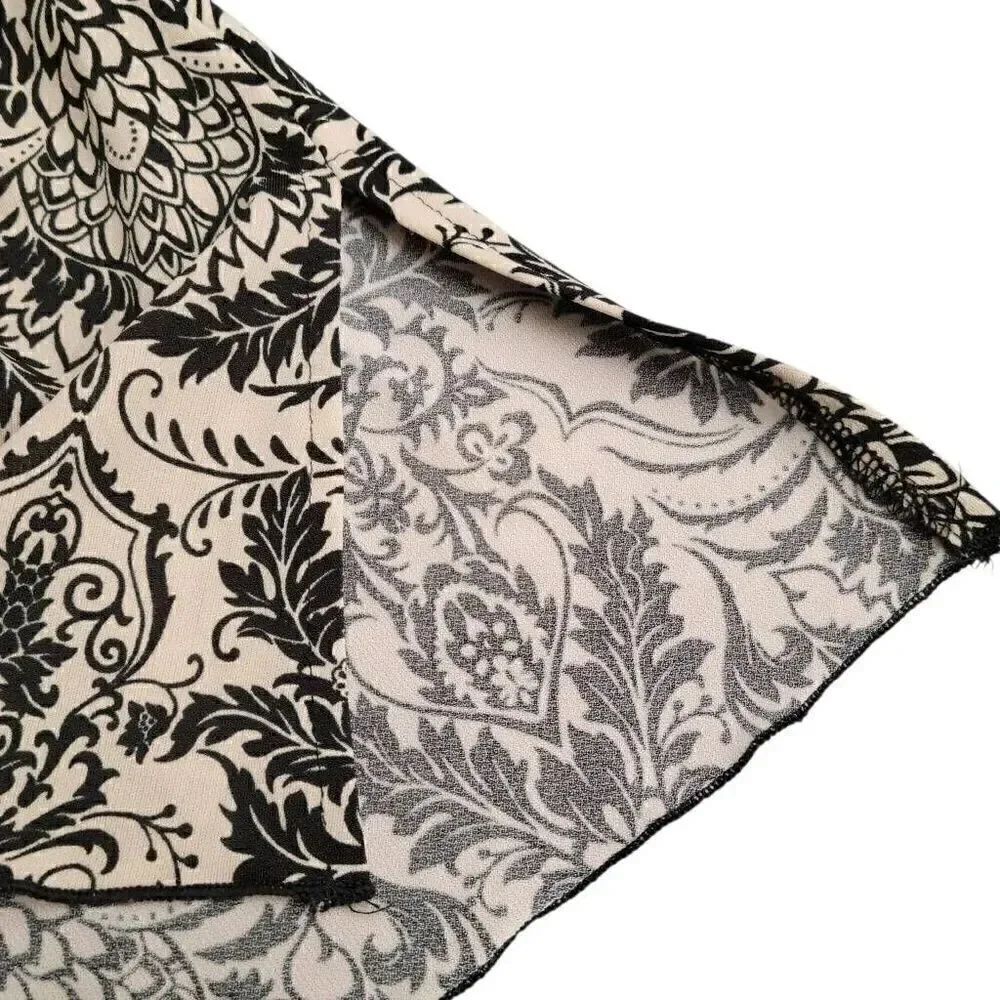 Soft Neutral Boho Cottagecore Floral Long Belle Sleeve Top on Sale 5 for $25 - Picture 6 of 9